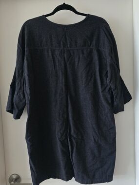 Oversized Grey Tunic Dress